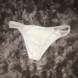 White Swimsuit Bottoms